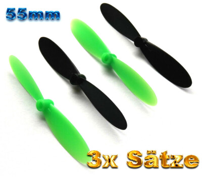    12x Eachine EX100 Tiny QX95 Copter Drohne Rotorblätter Propeller Blade RC Set