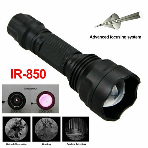 Infrarot 10W IR 850nm/940nm LED Licht Nachtsicht Einstellbare Zoombare Lamp QE* - Bild 83 von 99