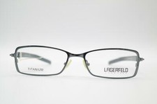 Vintage Lagerfeld 4037 15 Titanium Green Oval Glasses Frame NOS