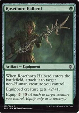 Throne of Eldraine #175 Rosethorn Halberd