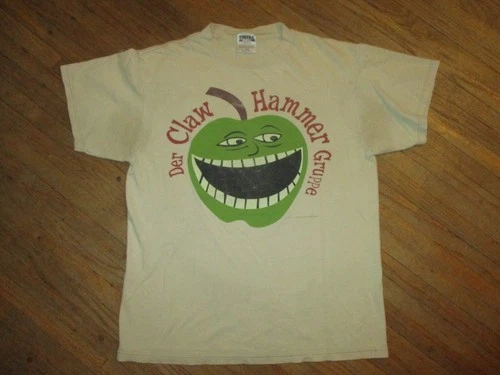 90's CLAW HAMMER T SHIRT Band Concert Hold Your Ton 1990s vintage concert t-shirt, vintage, size L, single stitch, B+ condition