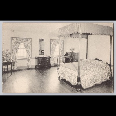 Postcard Blue Room Stratford Hall Westmoreland County Virginia