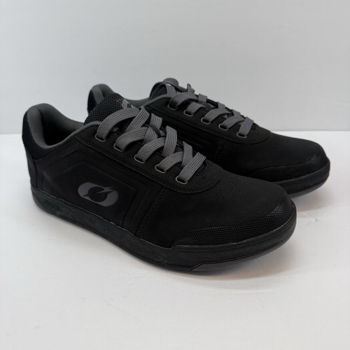 O'Neal PINNED FLAT PEDAL Mens Skater Shoes Motorcycle BMX MTB Black Size 10 - Afbeelding 1 van 8