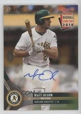 2018 Topps National Baseball Card Day Auto /200 Matt Olson #AU-MO Auto