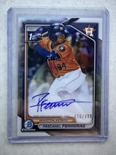 2024 Bowman Chrome Pascanel Ferreras Refractor Auto /499 #CPA-PF Houston Astros