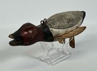 Duck Decoy Vintage Canvasback Ice Fish Spearing Folk Art Handmade - 5.75” Long — photo 1