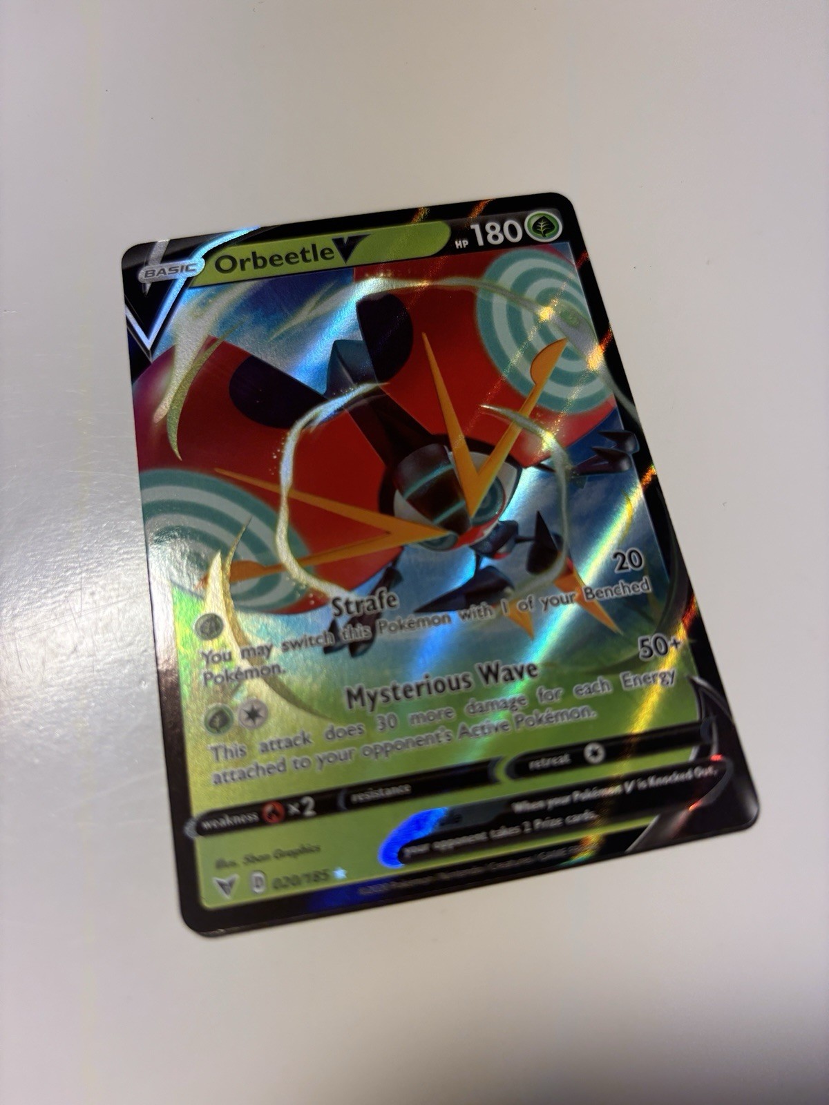 Orbeetle V - 020/185 Vivid Voltage Ultra Rare Pokemon - NM