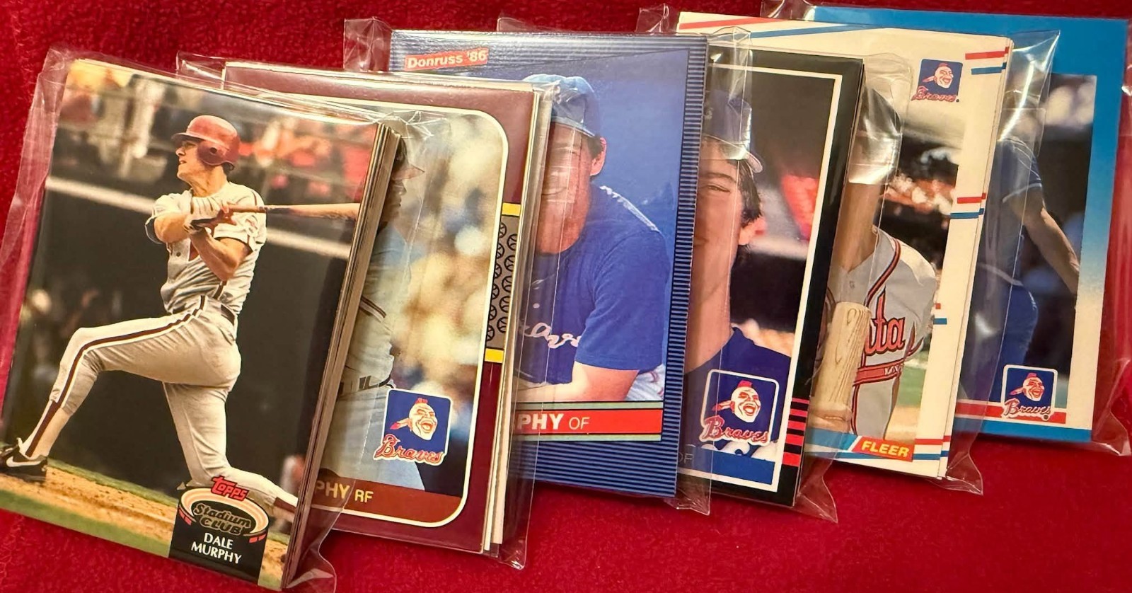 Dale Murphy 580 Baseball Card Lot **Read Description**