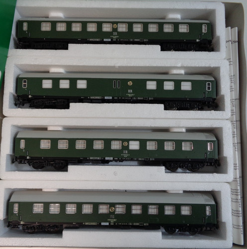 Sachsenmodelle H0 14002 Hechtwagen-Set III 4 tlg. der DR in OVP PK7760 | Condition: Gebraucht