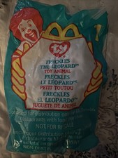 Ty Teenie Beanie Baby FRECKLES The LEOPARD 1 McDonald's Happy Meal Toy 1999 New