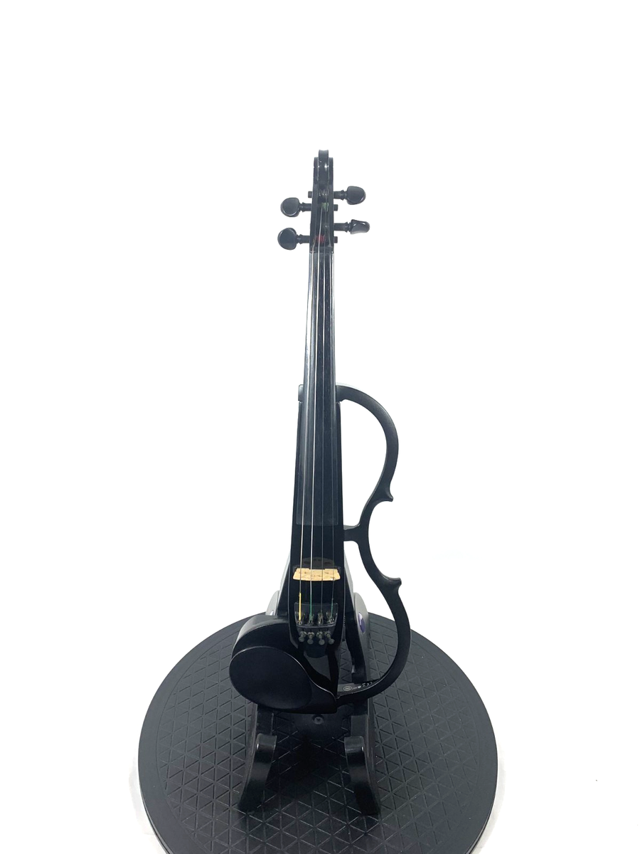 YAMAHA SV-120 Electric Silent Violin Black w/ Bow, Case Used From