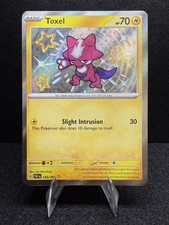 Pokémon Toxel 140/091 SV: Paldean Fates Shiny Rare Basic 70 HP Holo 30