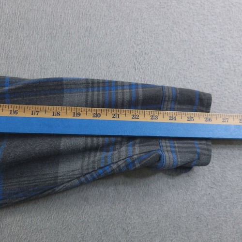Camisa LL Bean Signature Para Hombres Grande Franela a Cuadros Calce Ajustado Gamuza Tela Chamarra - Imagen 9 de 12