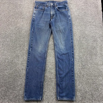 Levi's 505 Jeans Mens 31x36 Blue Denim Straight Leg Regular Fit 505-0217
