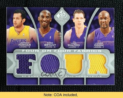 2009-10 SP Game Used Edition 44/99 Kobe Bryant Shaquille O'Neal HOF READ 05bt