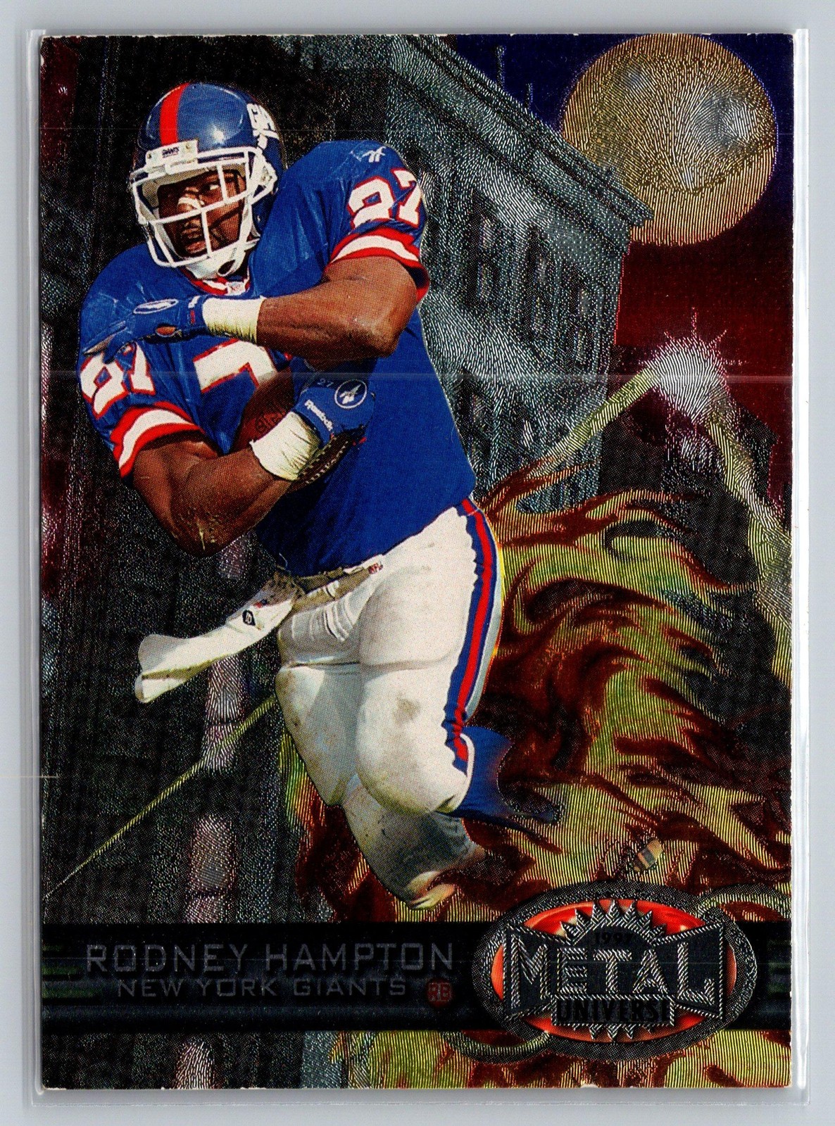 1997 Metal Universe #35 Rodney Hampton