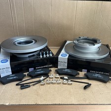 For Ford Transit Custom MK8 2.0 2.2 Rear Brake Discs and Pads Wear Leads 288mm