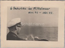 Zdjęcie, okręt podwodny U-596, kmdt. Jahn 6 rejsów po Morzu Śródziemnym 1942-1943 (MJ-176)