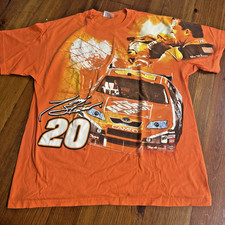 Vintage Y2K AOP NASCAR T-Shirt Tony Stewart Home Depot Mens XL Chase Authentics