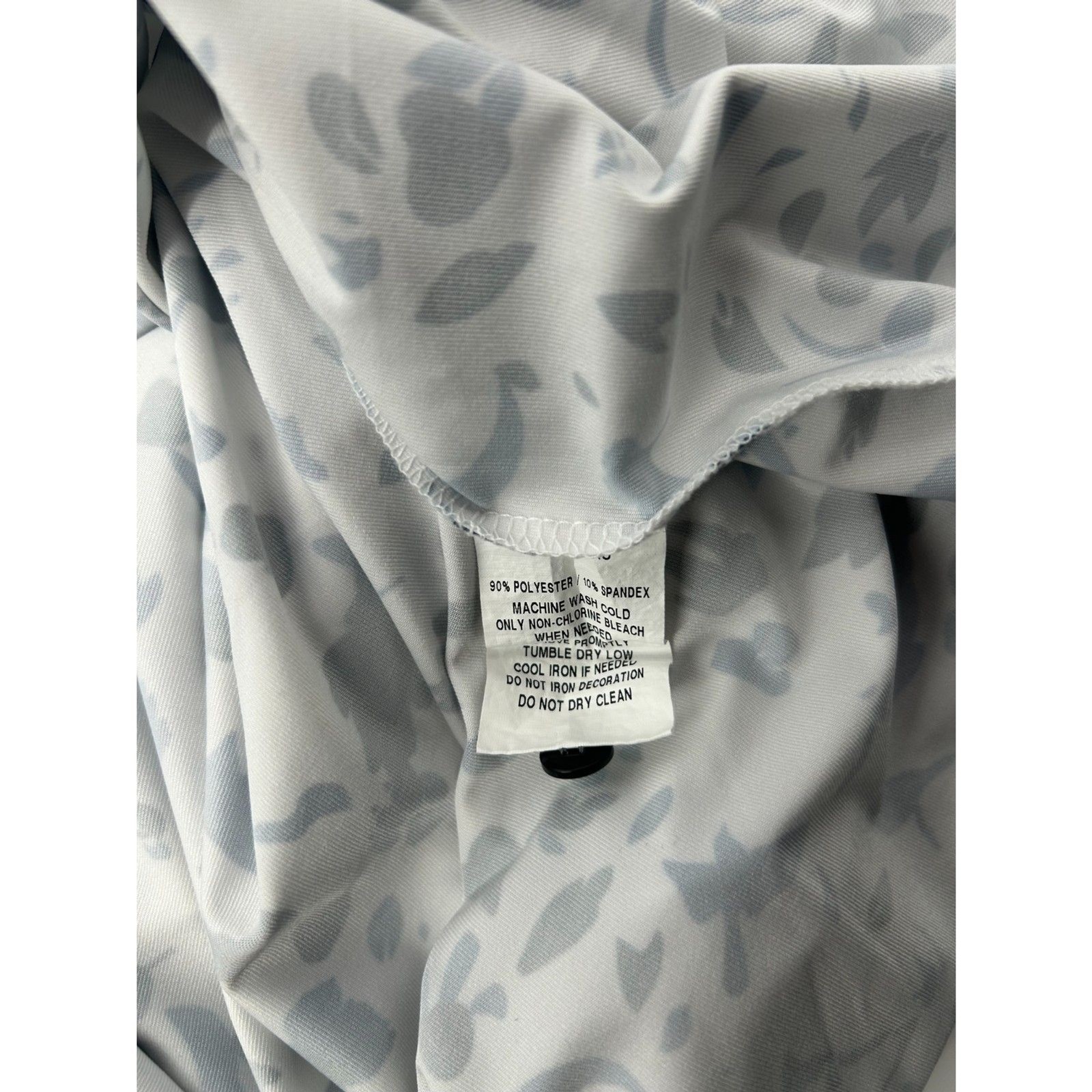 Greyson Golf Shirt Polo Wolf Forest Print Arctic White Men's M