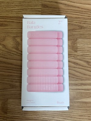 Great Gift Bala Bangles Blush 2 X 2 Lb Each Wrist/Ankle Weights New