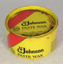 Vintage Used Can SC Johnson Original Formula Paste Wax