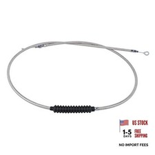 Worldmotop 63" 67 71" 75 79" Stainless Steel Clutch Cable Wire Kit 1.9M