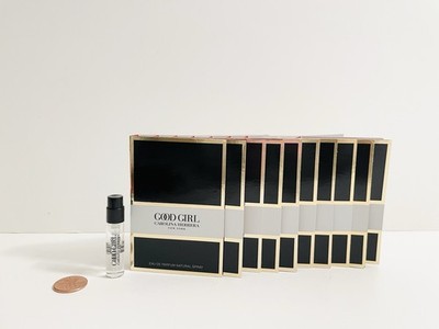 10 Carolina Herrera Good Girl Eau de Parfum 0.05 fl oz 1.5mL Sample Spray