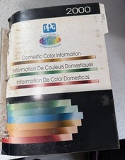 Ppg Automotive Paint Color Chip Books 1995-2000 Gm Ford Chrysler Manuals Vtg