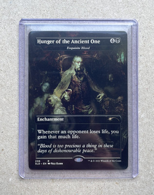 Hunger of the Ancient One - Exquisite Blood #206 (Regular) Secret Lair Drop MTG
