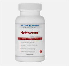 Arthur Andrew Medical Nattovena Pure Nattokinase 90 capsules 11/2028