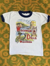 Kids Vintage 1950s Wisconsin Dells Souvenir T-shirt