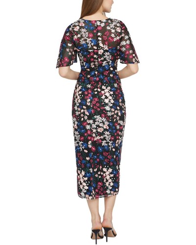 Js Collections Ursala Flutter Sleeve Gown Women's