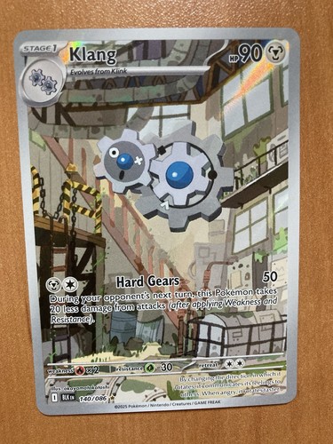 Klang 140/086 Holo Illustration Rare Black Bolt Pokemon Card SHIPS FAST NM