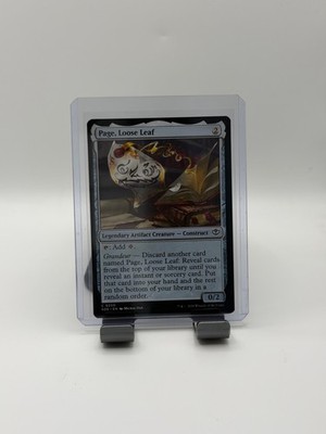 MTG, Page, Loose Leaf $3 ORDER MIN 250 Secrets of Strixhaven Regular