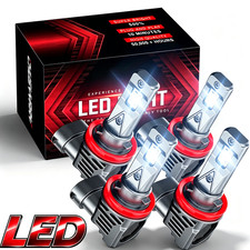 Led Headlight Hi Low 6500k For Freightliner Cascadia 113 Tractor Truck 2008-2021