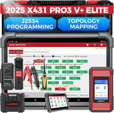 2026 LAUNCH X431 PRO3S+ Elite PRO5 Car Diagnostic Scanner Programming ECU Coding