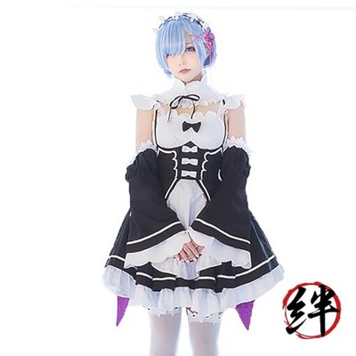 Manyaoshe Rem & Ram Cosplay Costume - Re:Zero - Starting Life In Another World - Foto 5