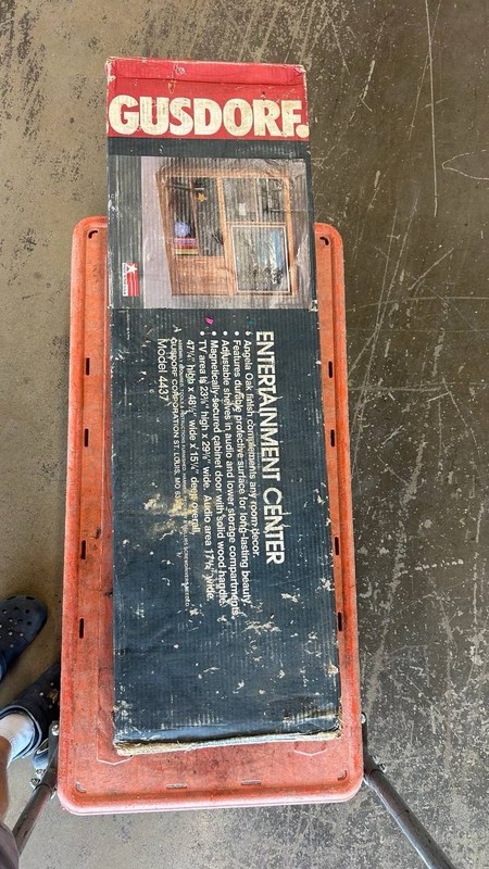 Gusdorf Entertainment Center Model 4437 TV Stand Never Opened