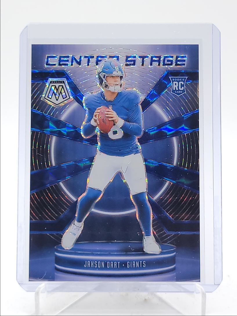 JAXSON DART 2025 MOSAIC CENTER STAGE ROOKIE BLUE MOSAIC GIANTS RC /99 Q4407