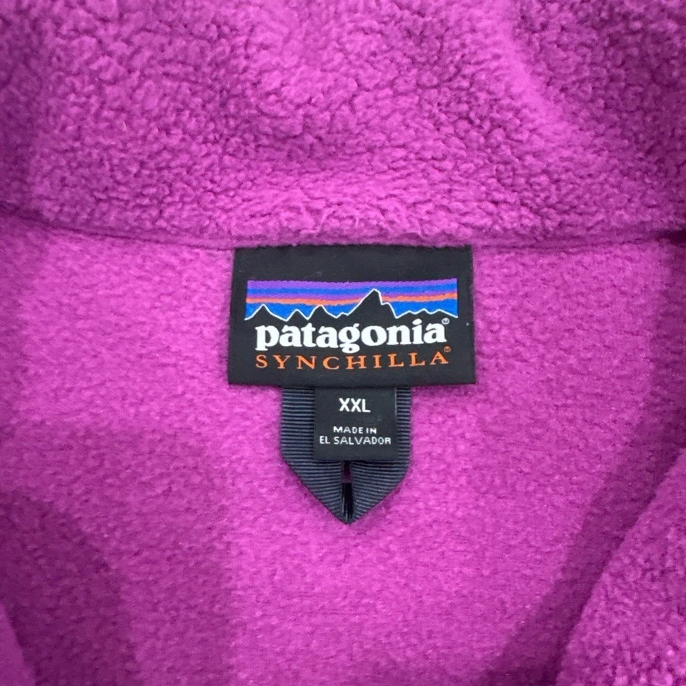 Pullover polar Patagonia Synchilla púrpura magenta XXL FA22 para mujer Foto 3 de 4
