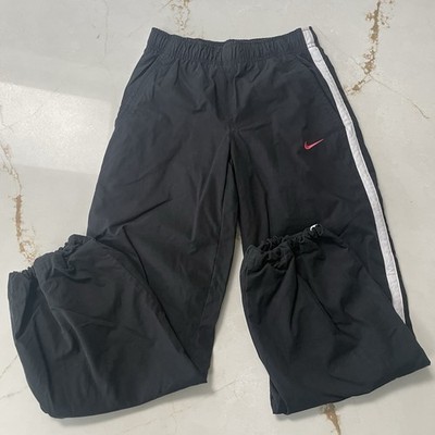 Nike Jogginghose Trainingsanzug 8-10 Jahre klein schwarz Schule Sport gefüttert pink Swoosh