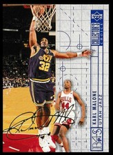 1994-95 Collector's Choice German #397 Karl Malone Gold Signatures