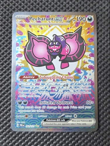 Pecharunt ex Holo Special Illustration Rare SV: Prismatic Evolutions 163/131 SIR