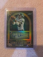 2025 Panini Silhouette Wesley Walker Jets Framed Signatures Auto /99 #FS-WWR