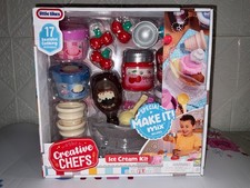 Little Tikes Creative Chefs Ice Cream Kit NEW IN BOX!!! Realistic Cooking Set