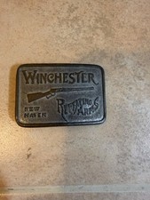Vintage Winchester Repeating Arms Belt Buckle  Mens Accessories