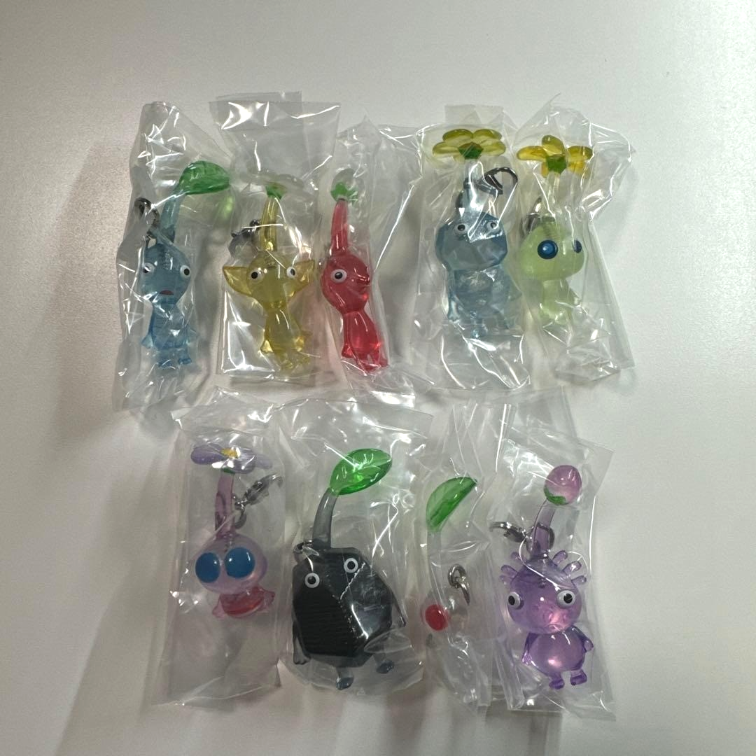 Pikmin Mejirushi Accessories 2 Capsule Toy 9 Types Complete set