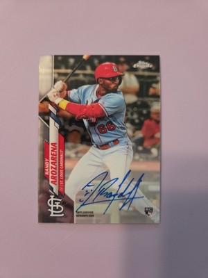 2020 Topps Chrome Randy Arozarena #RA-RAR Auto RC