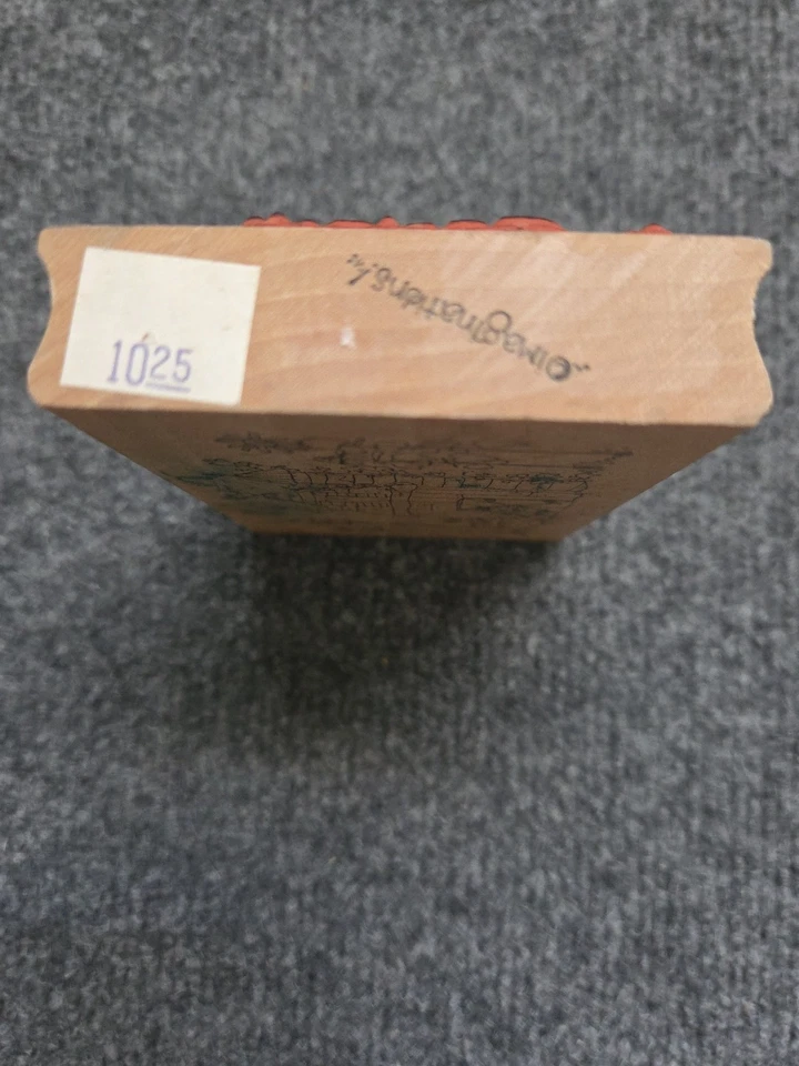 Sello de goma de granero con flores de silo pajarera de Imaginations Farm Foto 3 de 3